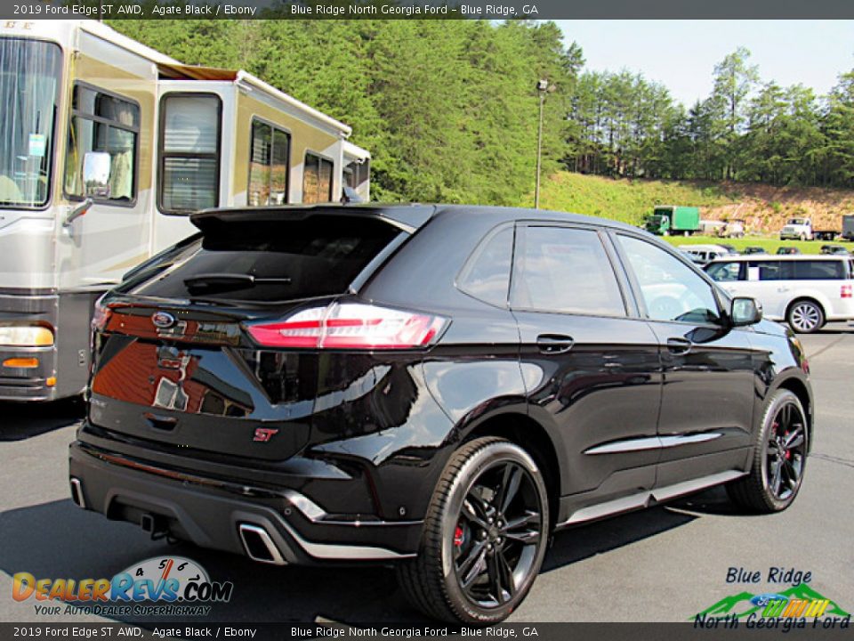 2019 Ford Edge ST AWD Agate Black / Ebony Photo #5