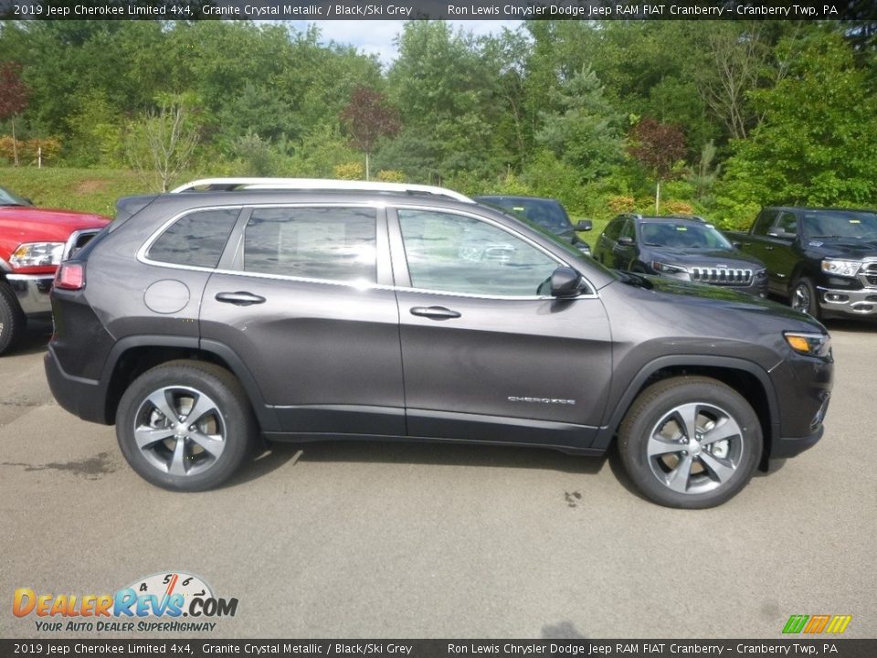 2019 Jeep Cherokee Limited 4x4 Granite Crystal Metallic / Black/Ski Grey Photo #6