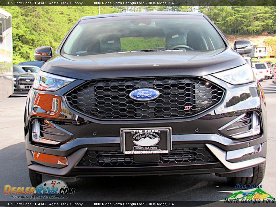 2019 Ford Edge ST AWD Agate Black / Ebony Photo #8