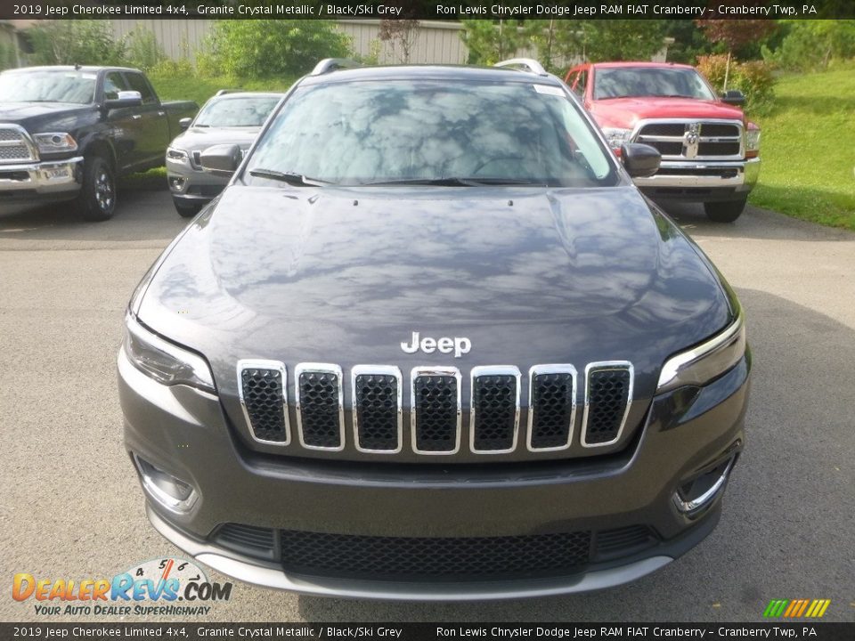 2019 Jeep Cherokee Limited 4x4 Granite Crystal Metallic / Black/Ski Grey Photo #8