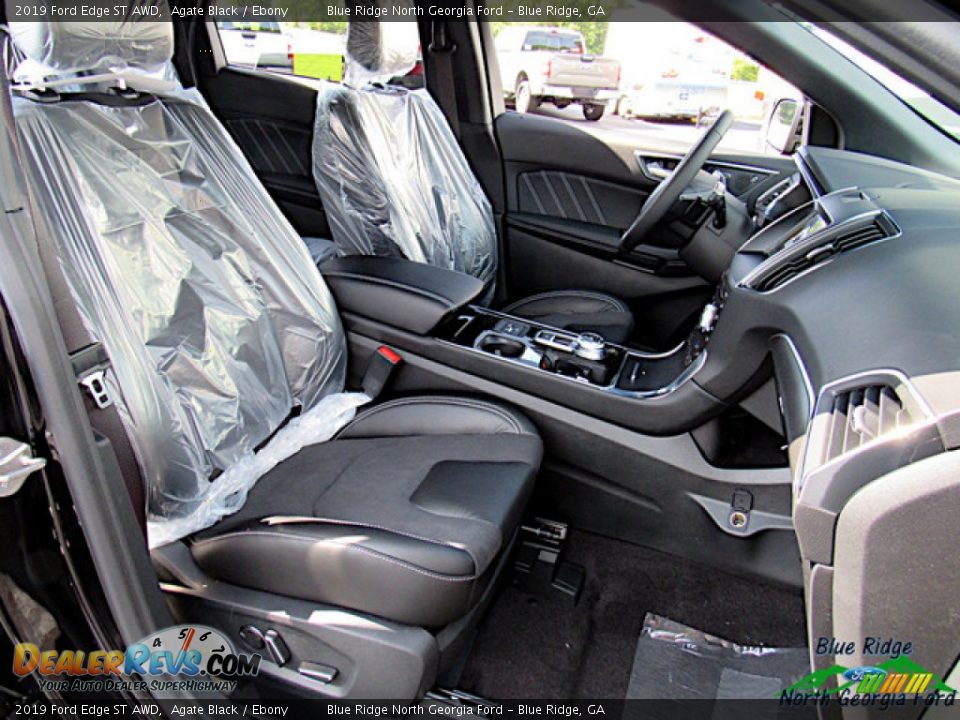 2019 Ford Edge ST AWD Agate Black / Ebony Photo #11