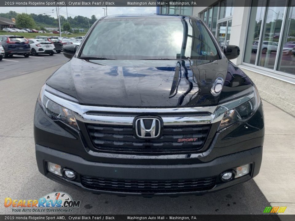 2019 Honda Ridgeline Sport AWD Crystal Black Pearl / Black Photo #3