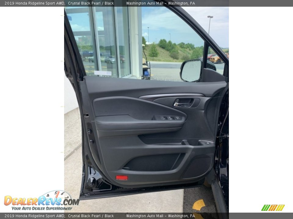 2019 Honda Ridgeline Sport AWD Crystal Black Pearl / Black Photo #10