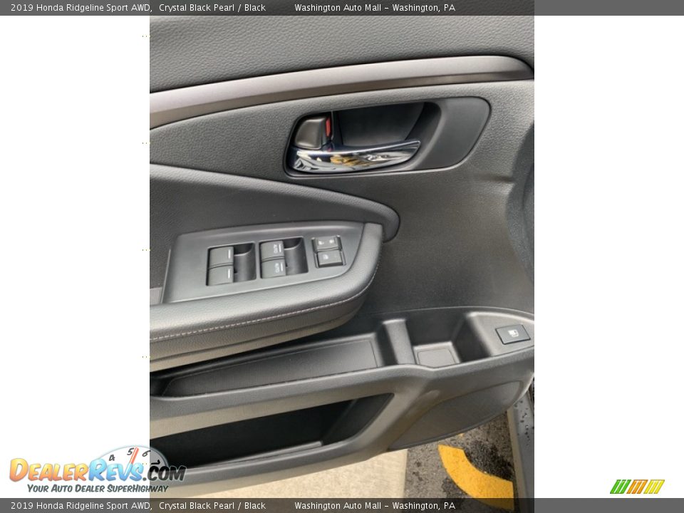 2019 Honda Ridgeline Sport AWD Crystal Black Pearl / Black Photo #11