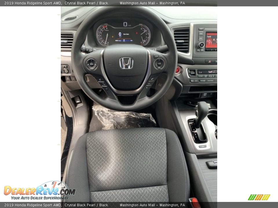 2019 Honda Ridgeline Sport AWD Crystal Black Pearl / Black Photo #13
