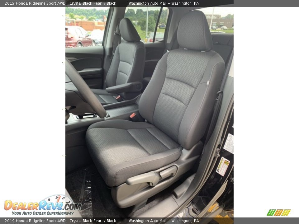 2019 Honda Ridgeline Sport AWD Crystal Black Pearl / Black Photo #14