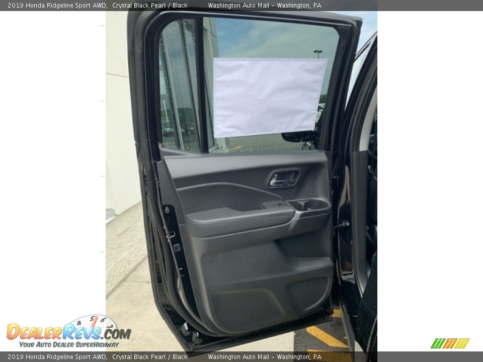 2019 Honda Ridgeline Sport AWD Crystal Black Pearl / Black Photo #16