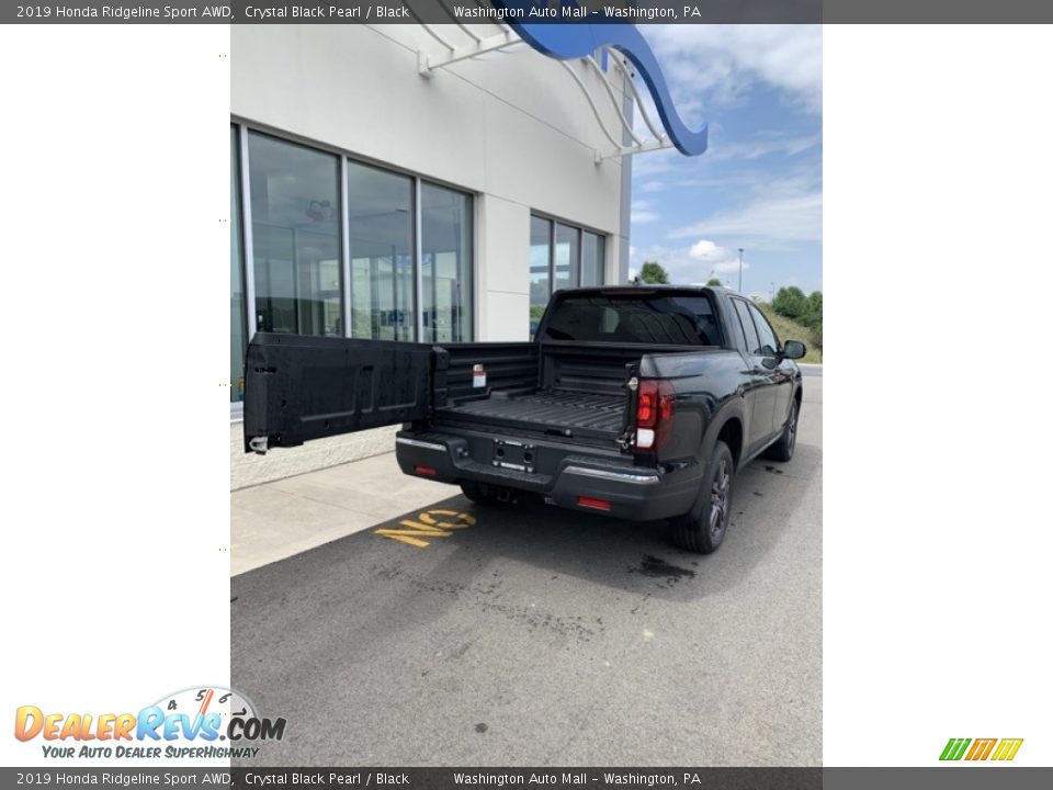 2019 Honda Ridgeline Sport AWD Crystal Black Pearl / Black Photo #22