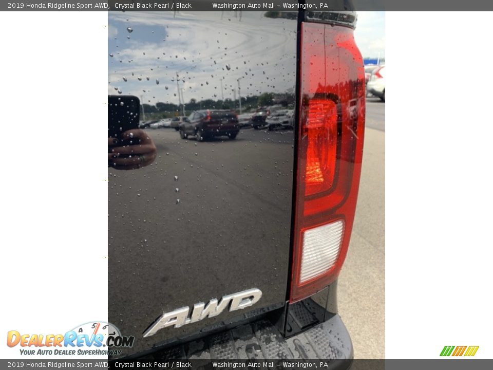 2019 Honda Ridgeline Sport AWD Crystal Black Pearl / Black Photo #23