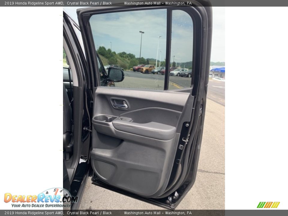 2019 Honda Ridgeline Sport AWD Crystal Black Pearl / Black Photo #24