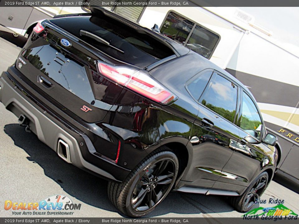 2019 Ford Edge ST AWD Agate Black / Ebony Photo #34