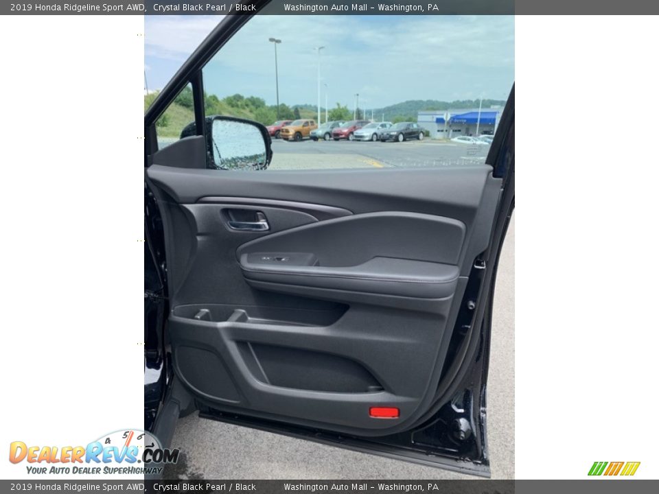 2019 Honda Ridgeline Sport AWD Crystal Black Pearl / Black Photo #27