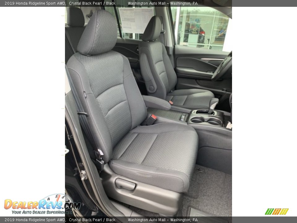 2019 Honda Ridgeline Sport AWD Crystal Black Pearl / Black Photo #28