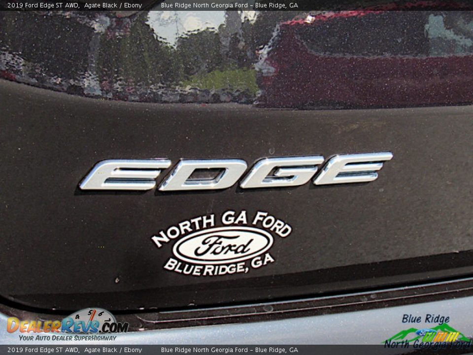 2019 Ford Edge ST AWD Agate Black / Ebony Photo #36