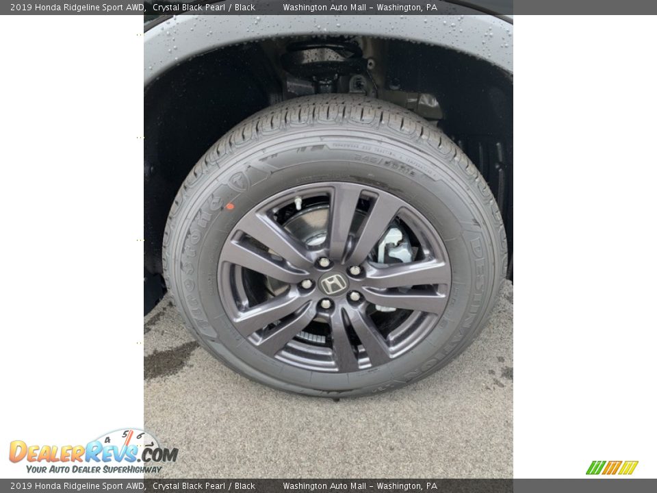 2019 Honda Ridgeline Sport AWD Crystal Black Pearl / Black Photo #30