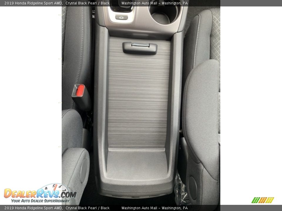 2019 Honda Ridgeline Sport AWD Crystal Black Pearl / Black Photo #35