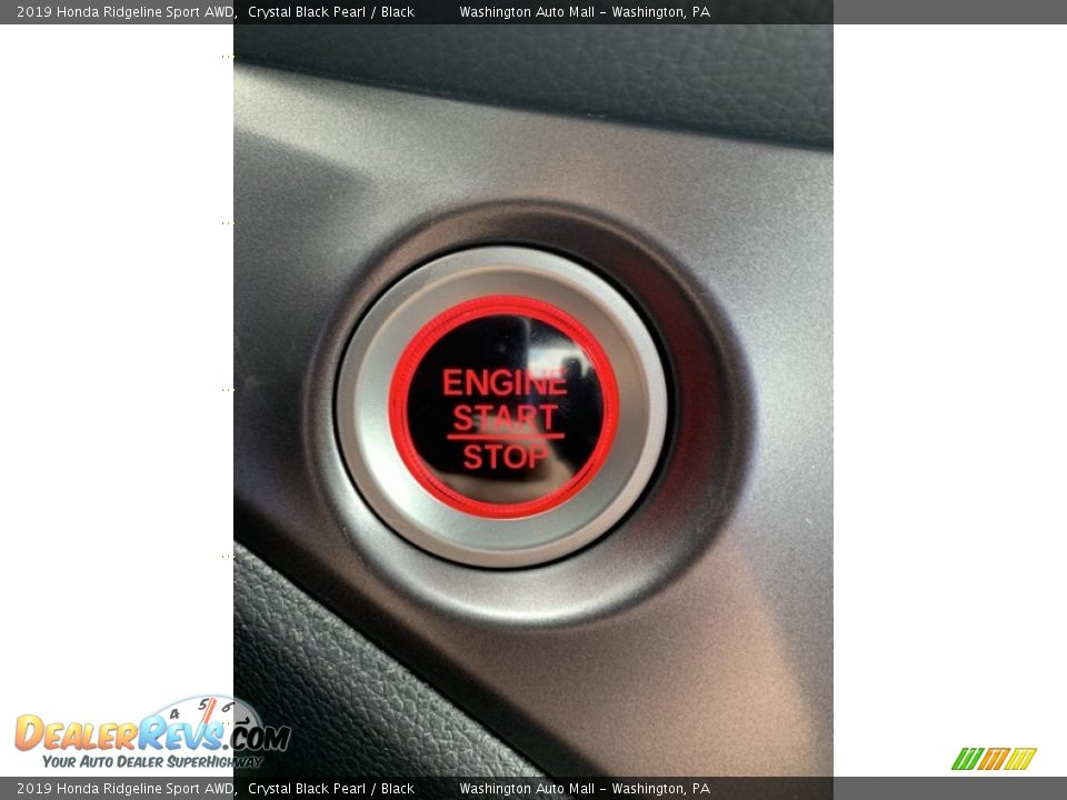 2019 Honda Ridgeline Sport AWD Crystal Black Pearl / Black Photo #36