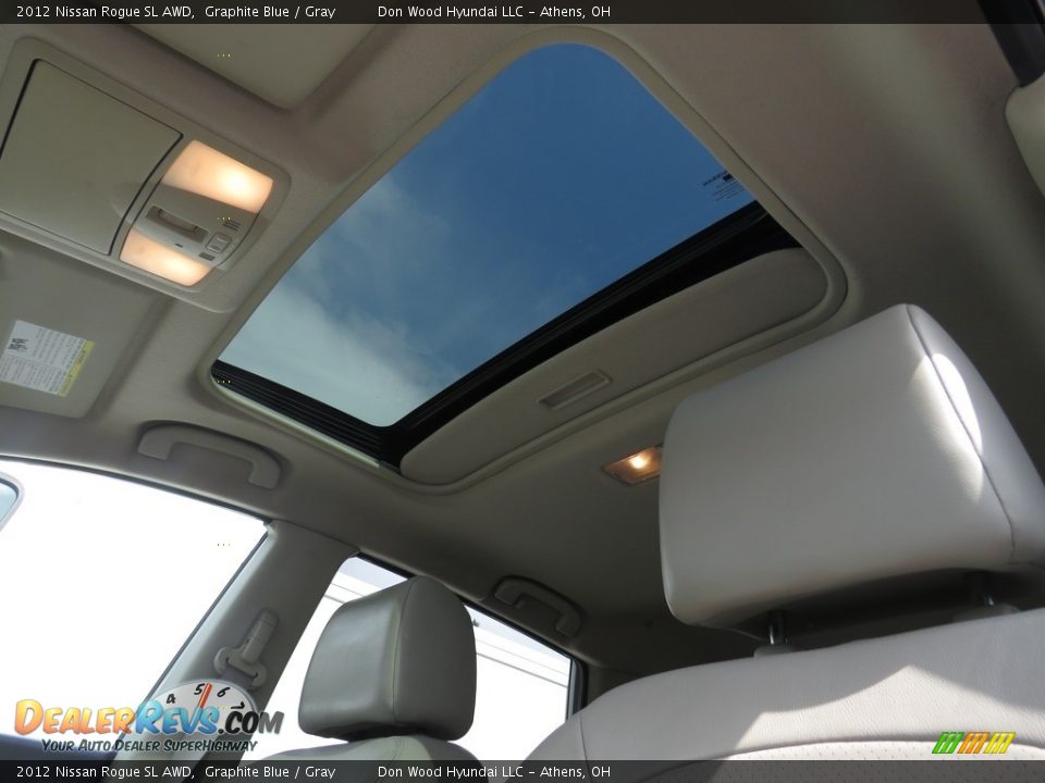 2012 Nissan Rogue SL AWD Graphite Blue / Gray Photo #2