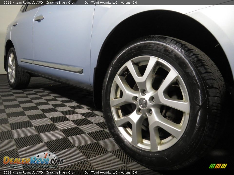 2012 Nissan Rogue SL AWD Graphite Blue / Gray Photo #4