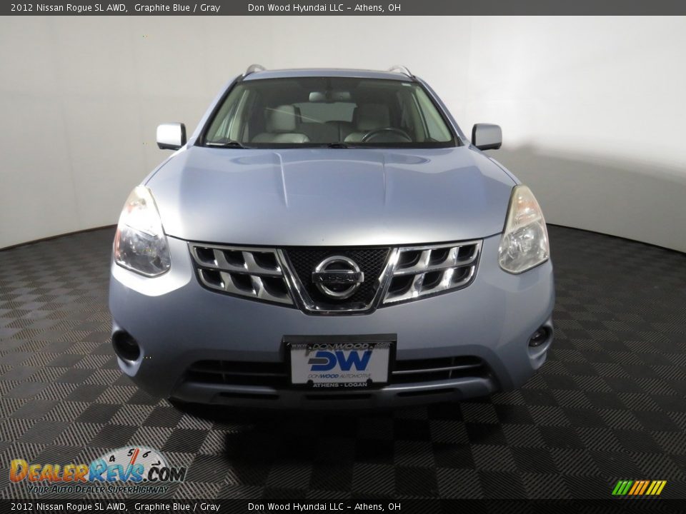 2012 Nissan Rogue SL AWD Graphite Blue / Gray Photo #5