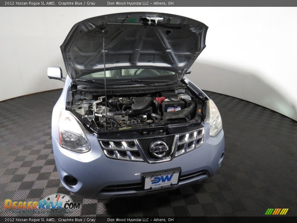 2012 Nissan Rogue SL AWD Graphite Blue / Gray Photo #6