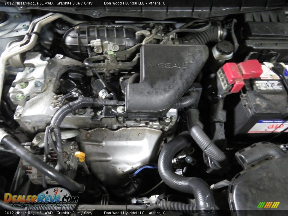 2012 Nissan Rogue SL AWD Graphite Blue / Gray Photo #7