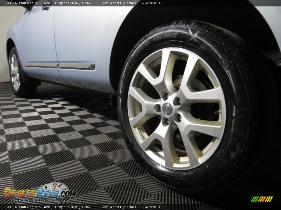2012 Nissan Rogue SL AWD Graphite Blue / Gray Photo #11