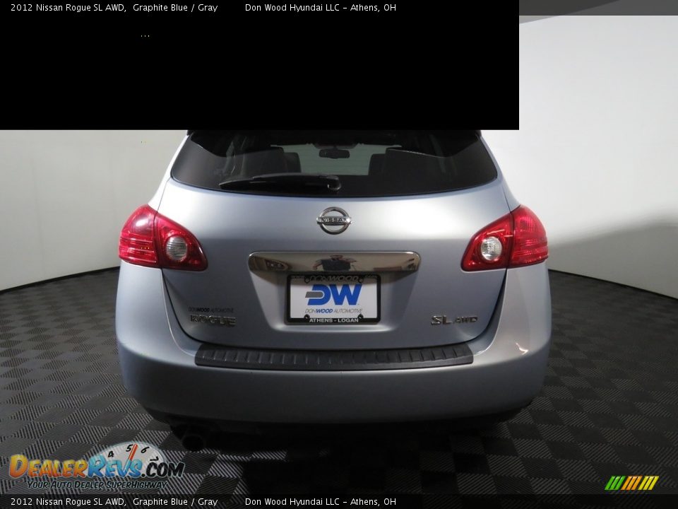 2012 Nissan Rogue SL AWD Graphite Blue / Gray Photo #12