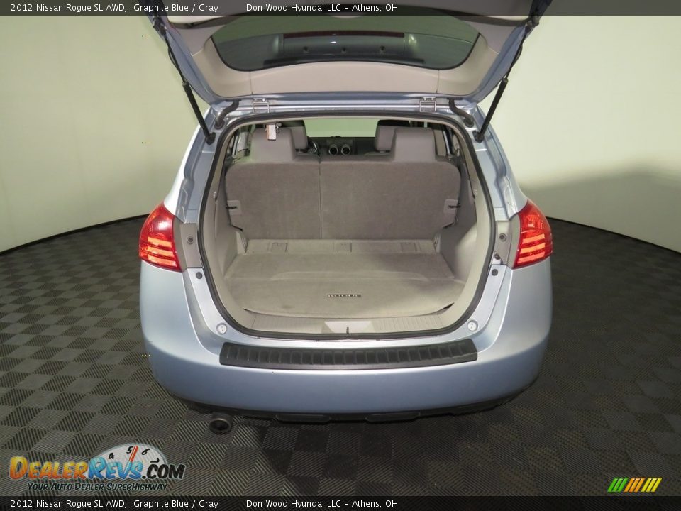 2012 Nissan Rogue SL AWD Graphite Blue / Gray Photo #13