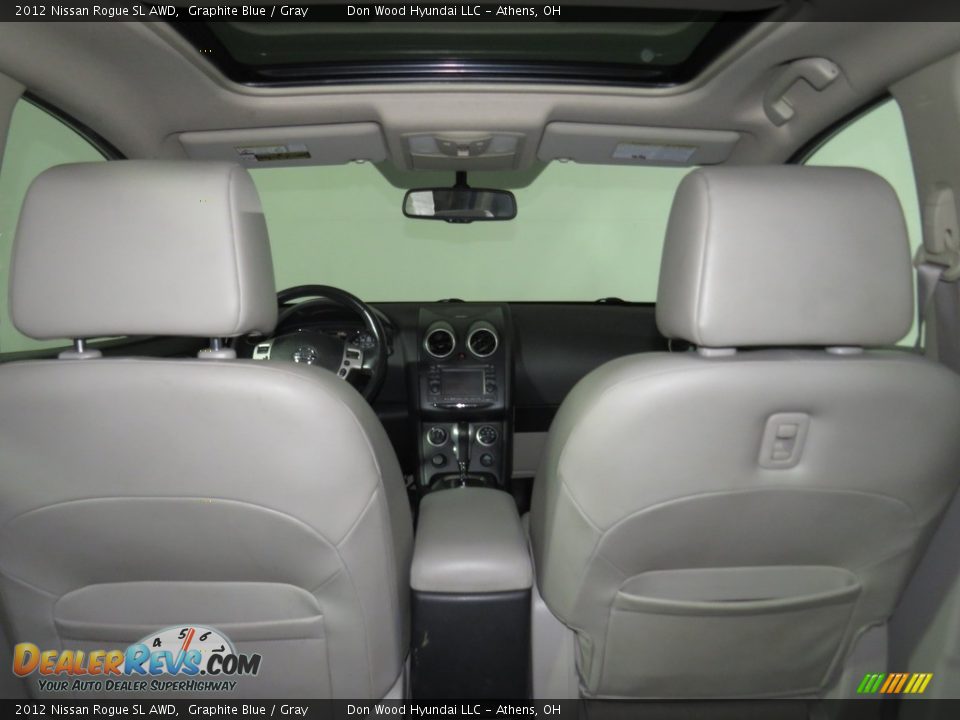 2012 Nissan Rogue SL AWD Graphite Blue / Gray Photo #14