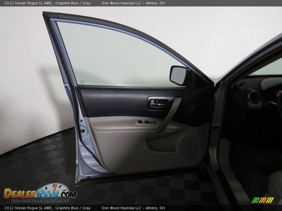 2012 Nissan Rogue SL AWD Graphite Blue / Gray Photo #17