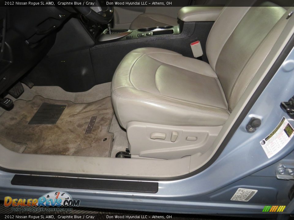 2012 Nissan Rogue SL AWD Graphite Blue / Gray Photo #18