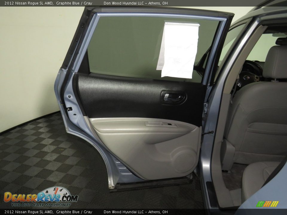 2012 Nissan Rogue SL AWD Graphite Blue / Gray Photo #21