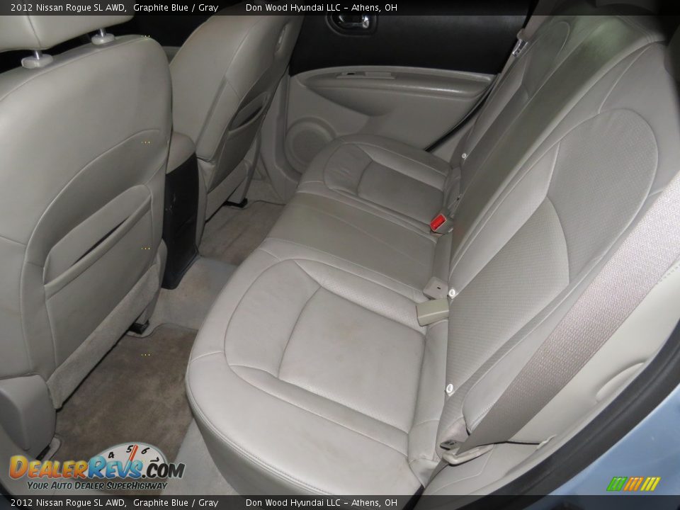 2012 Nissan Rogue SL AWD Graphite Blue / Gray Photo #22