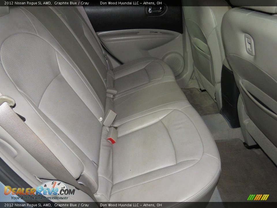 2012 Nissan Rogue SL AWD Graphite Blue / Gray Photo #24