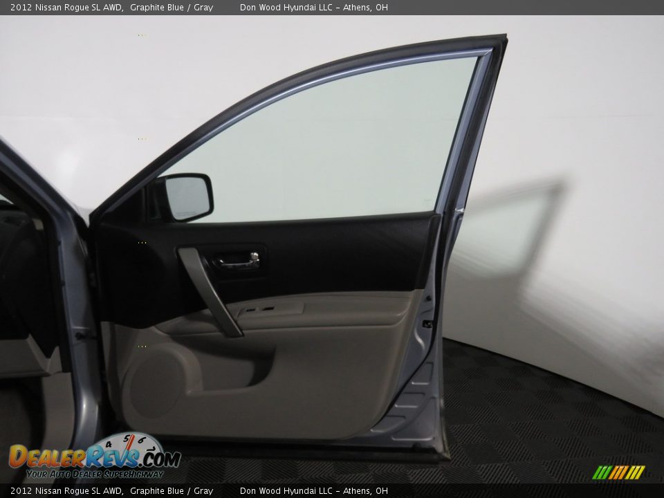 2012 Nissan Rogue SL AWD Graphite Blue / Gray Photo #25