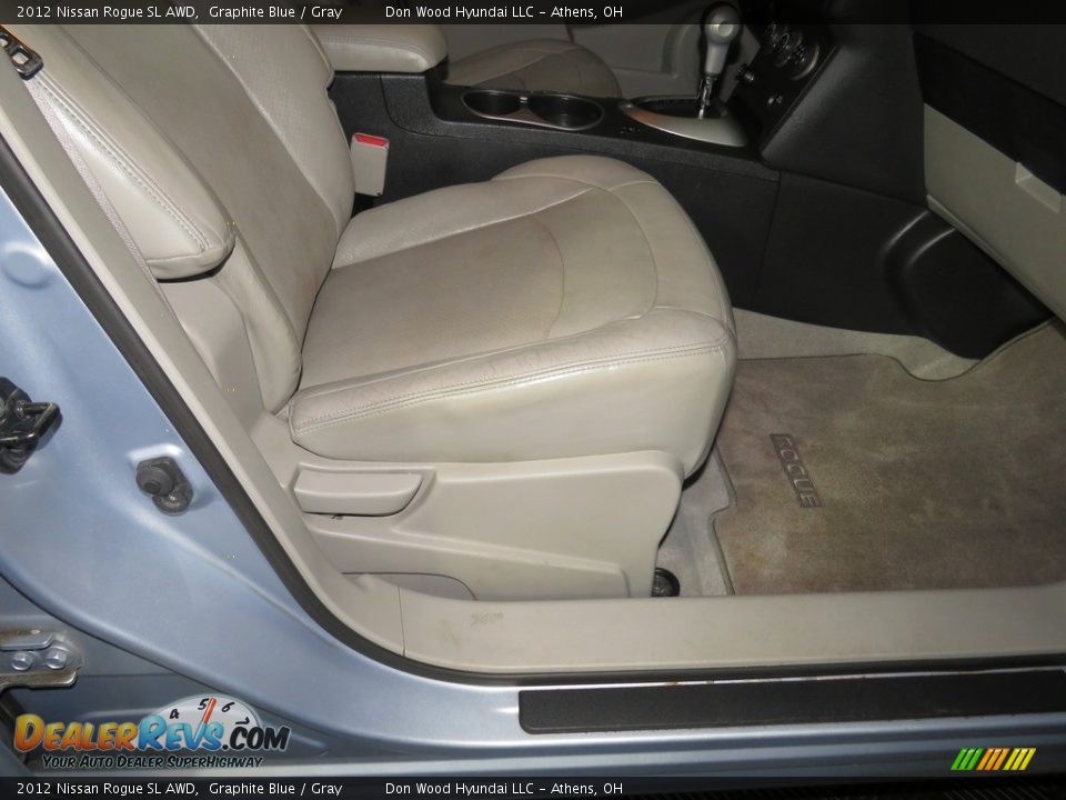 2012 Nissan Rogue SL AWD Graphite Blue / Gray Photo #26