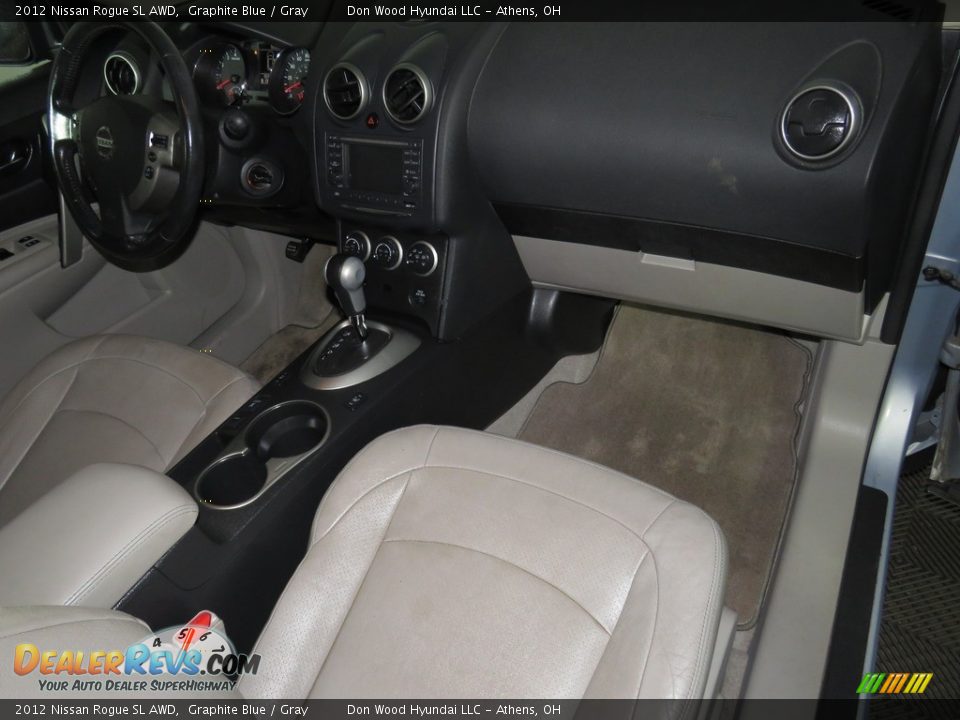 2012 Nissan Rogue SL AWD Graphite Blue / Gray Photo #27