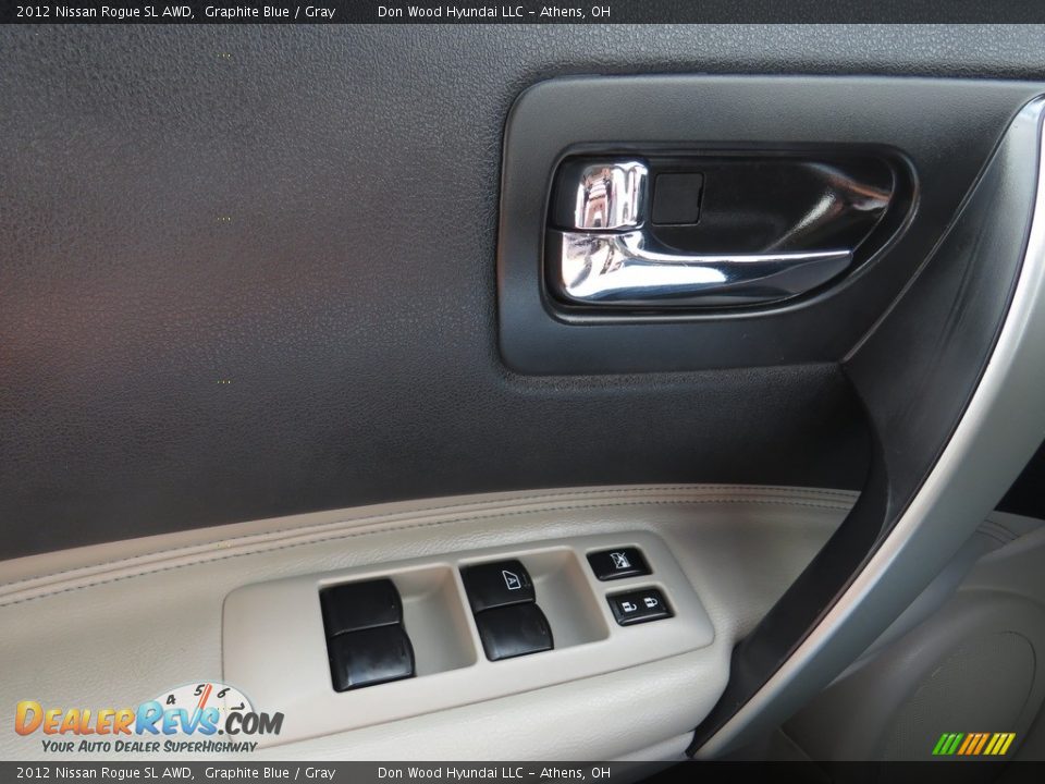 2012 Nissan Rogue SL AWD Graphite Blue / Gray Photo #30