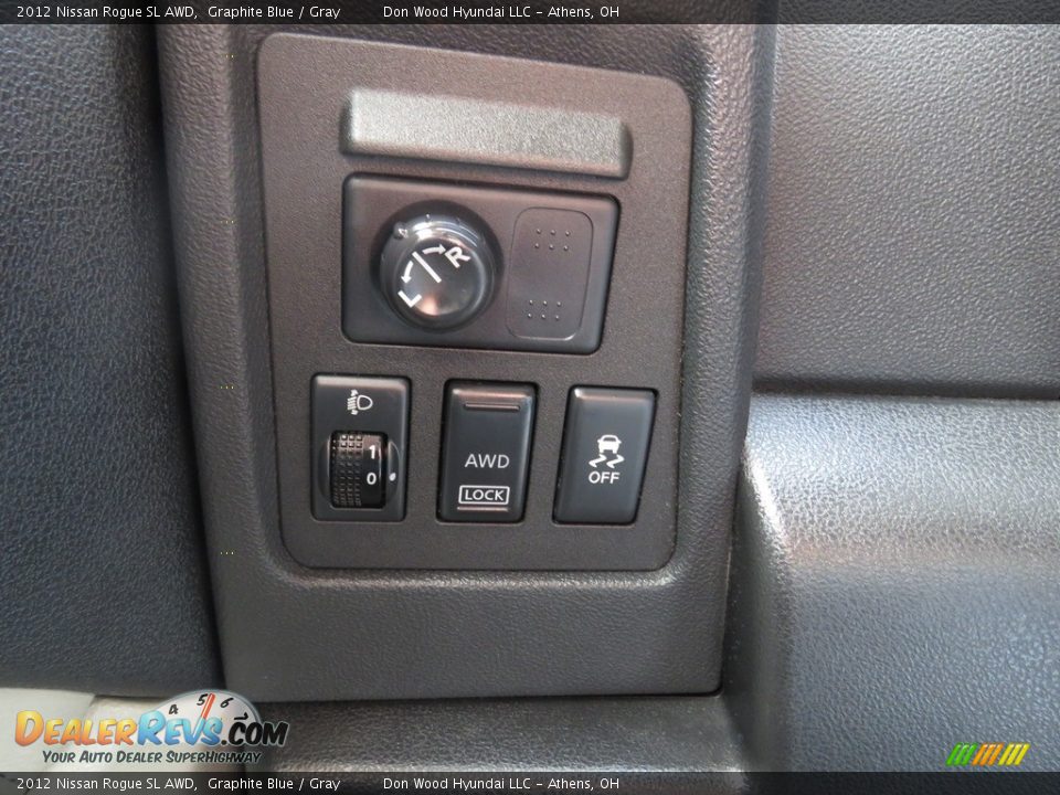 2012 Nissan Rogue SL AWD Graphite Blue / Gray Photo #31