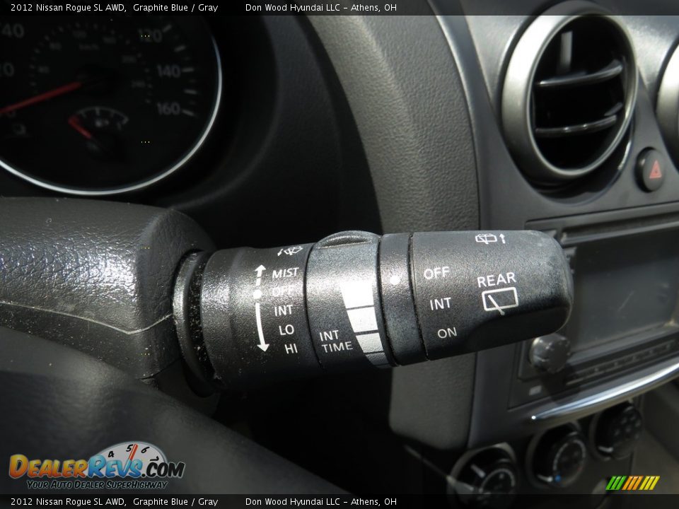 2012 Nissan Rogue SL AWD Graphite Blue / Gray Photo #33