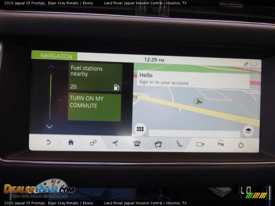 Navigation of 2020 Jaguar XF Prestige Photo #33