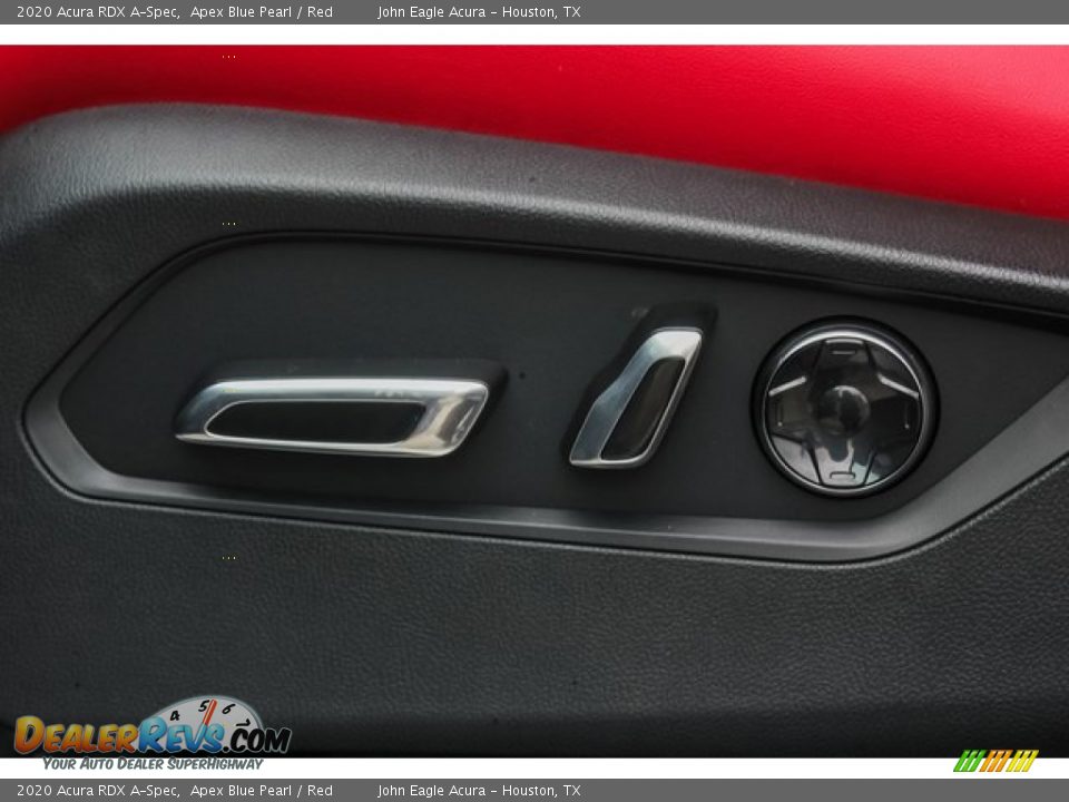 2020 Acura RDX A-Spec Apex Blue Pearl / Red Photo #13