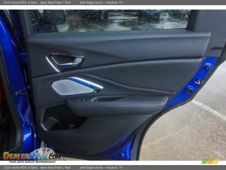 2020 Acura RDX A-Spec Apex Blue Pearl / Red Photo #20