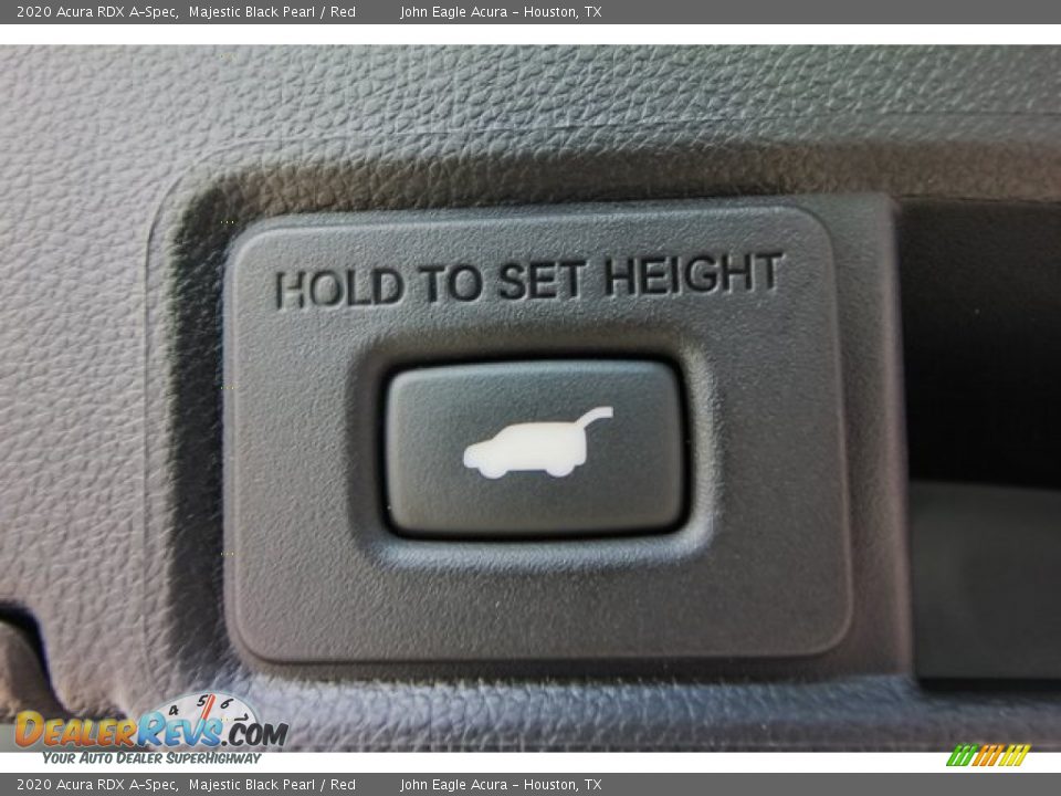 2020 Acura RDX A-Spec Majestic Black Pearl / Red Photo #20