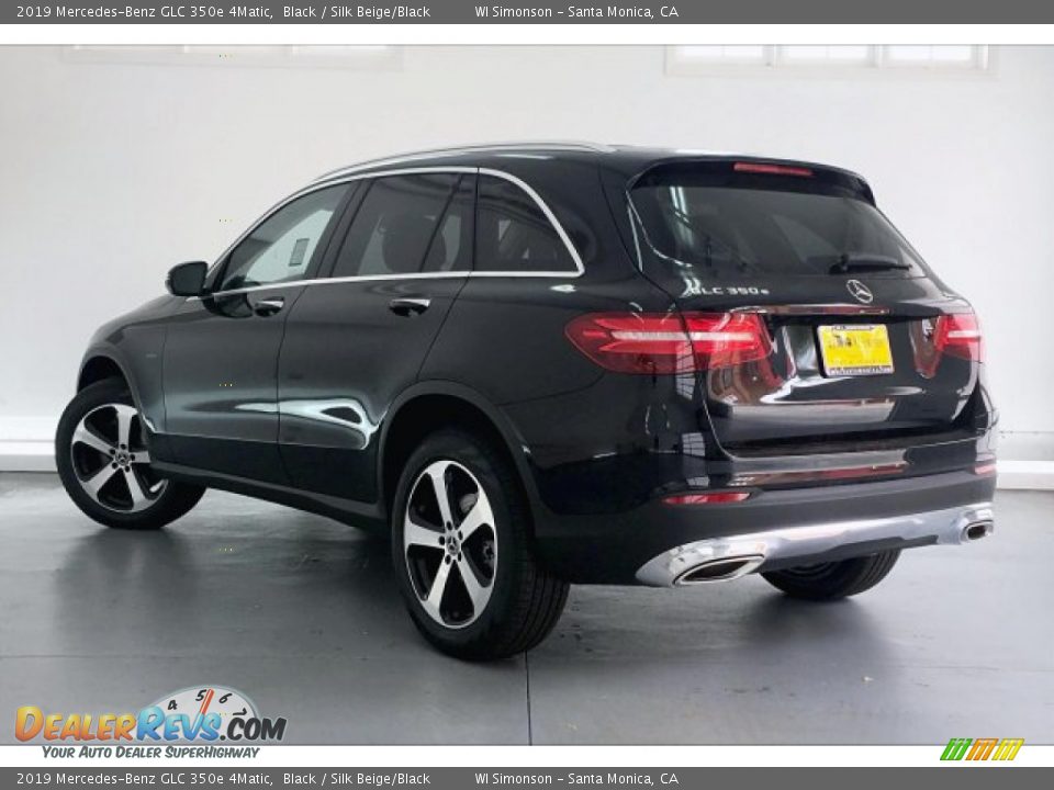 2019 Mercedes-Benz GLC 350e 4Matic Black / Silk Beige/Black Photo #2