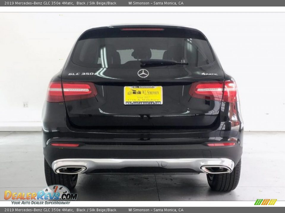 2019 Mercedes-Benz GLC 350e 4Matic Black / Silk Beige/Black Photo #3