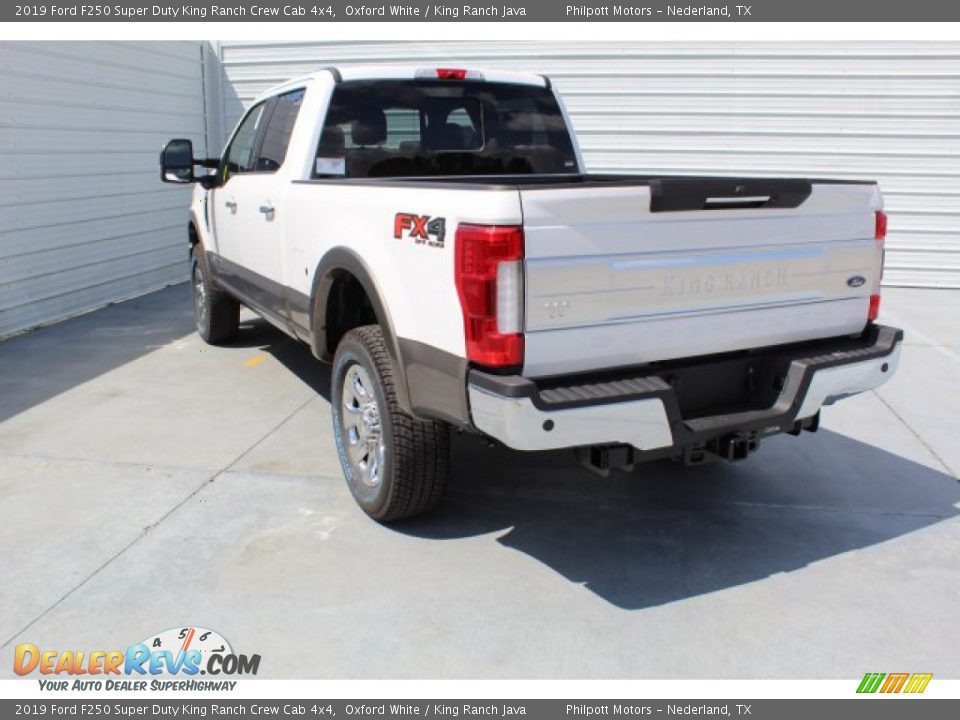 2019 Ford F250 Super Duty King Ranch Crew Cab 4x4 Oxford White / King Ranch Java Photo #6