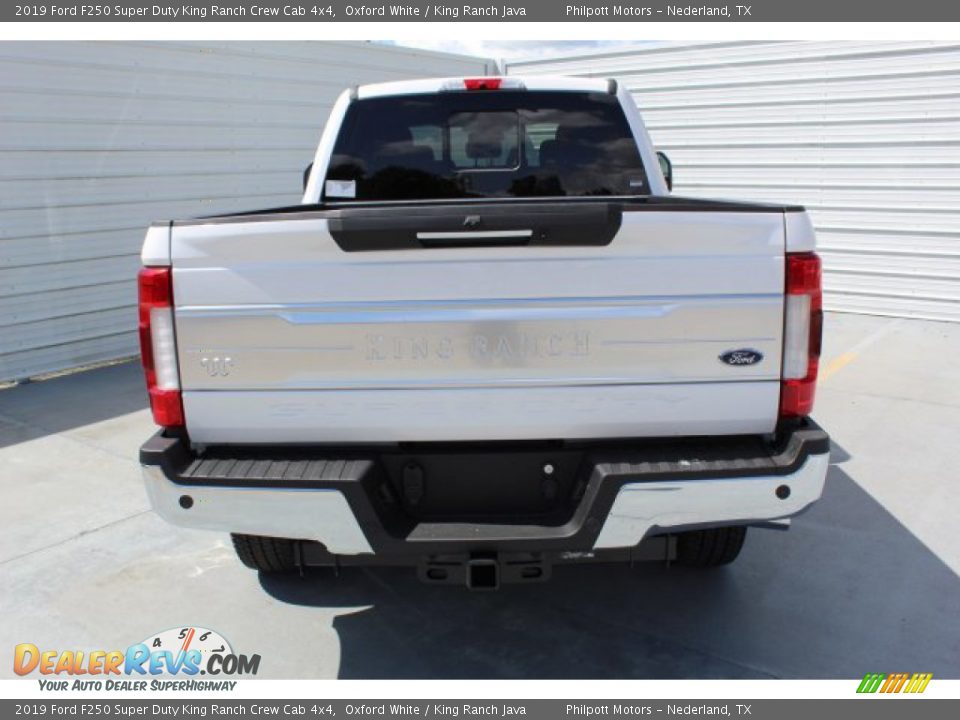 2019 Ford F250 Super Duty King Ranch Crew Cab 4x4 Oxford White / King Ranch Java Photo #7