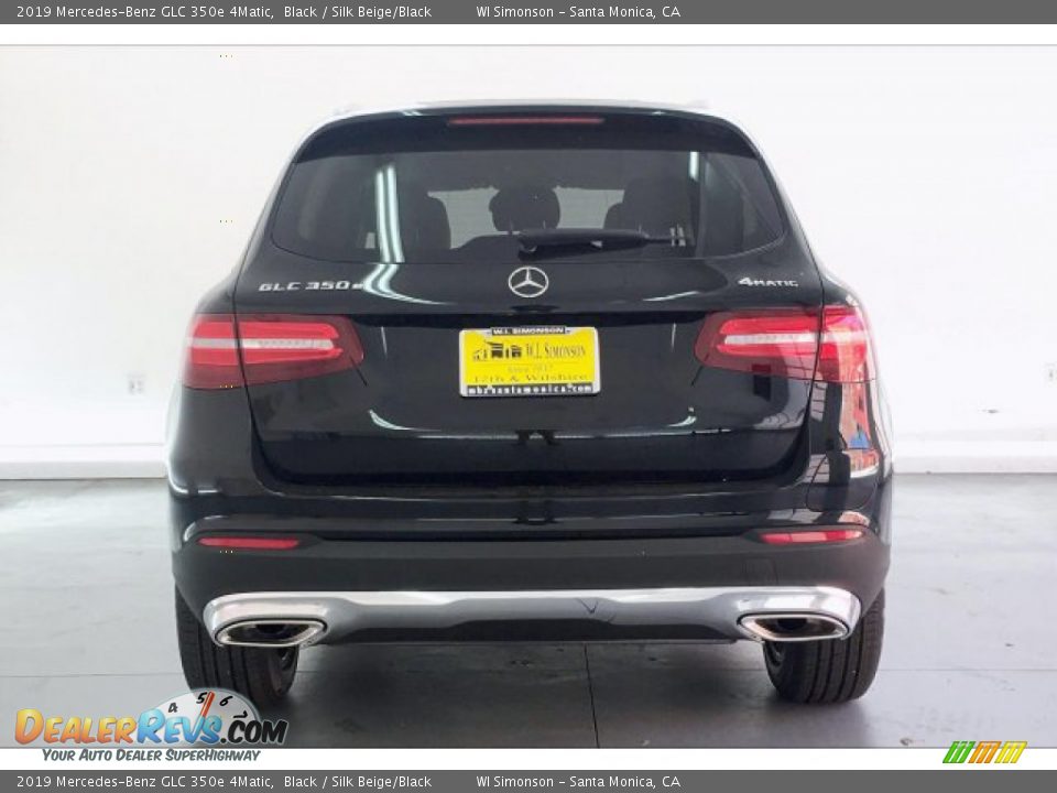 2019 Mercedes-Benz GLC 350e 4Matic Black / Silk Beige/Black Photo #3